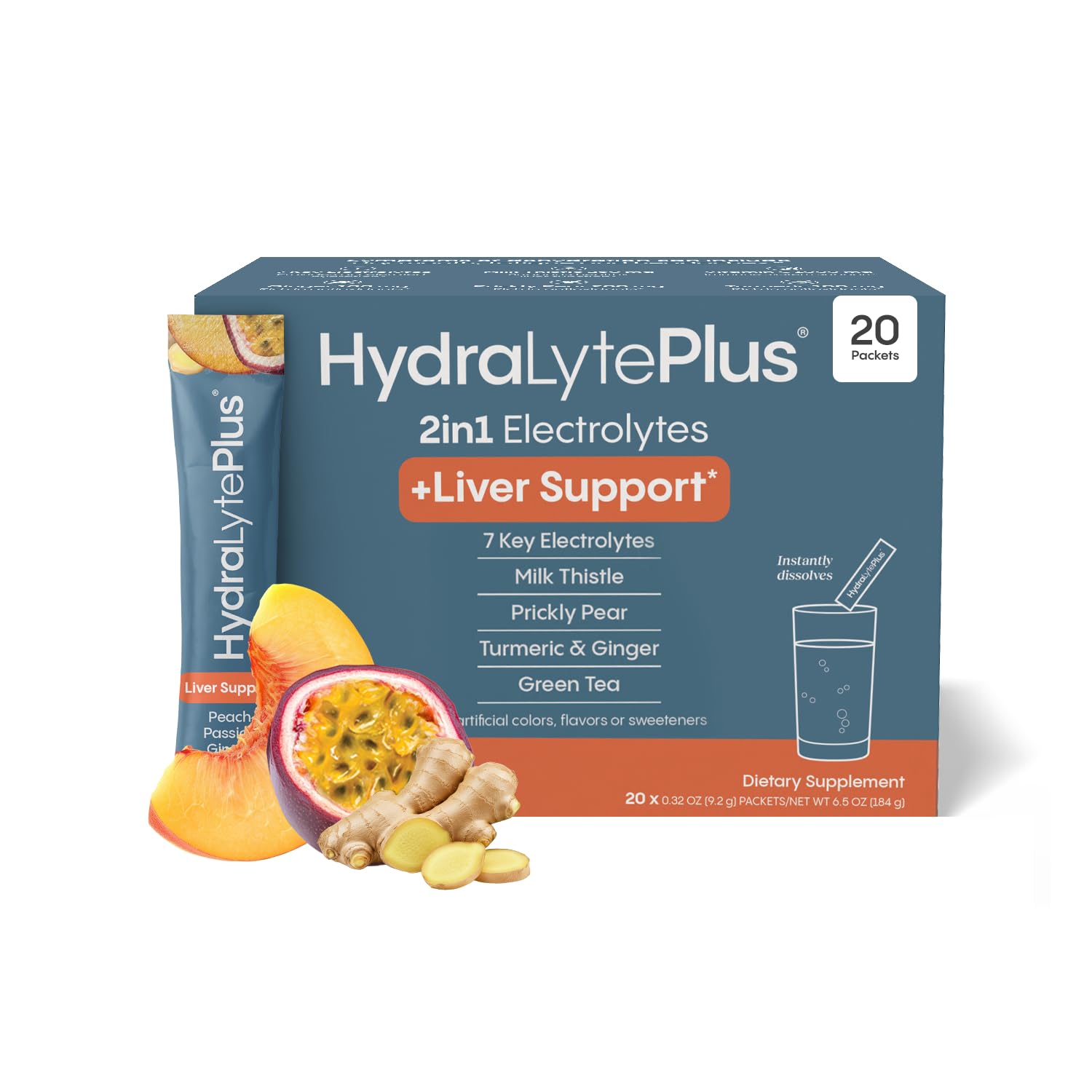 Hydralyte Electrolyte Mix with Milk Thistle & Turmeric
