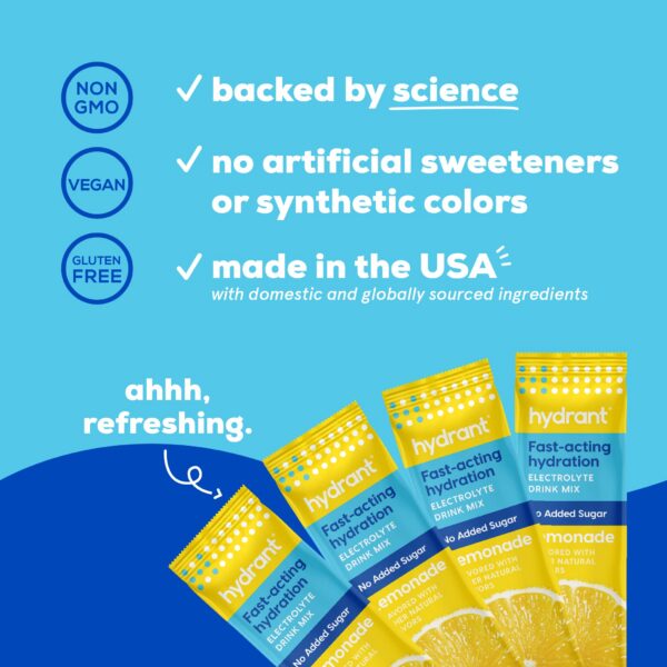 Sobres individuales listos para mezclar