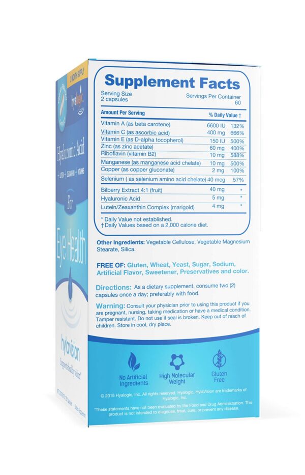 Cápsulas HylaVision Eye Health