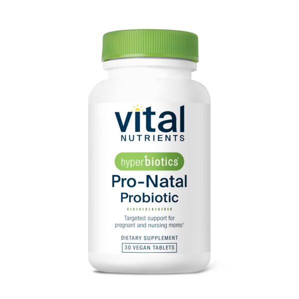 Hyperbiotics Vital Nutrients Pro-Natal probióticos prenatales 30 tabletas