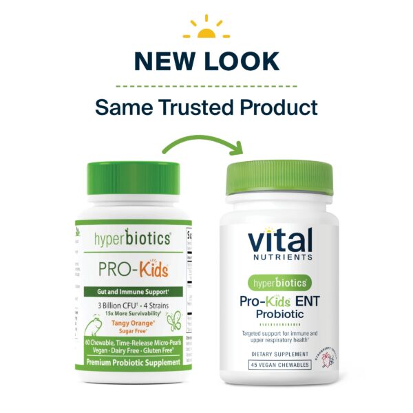 Version 1.0.0 Hyperbiotics Vital Nutrients probiótico para niños sin alérgenos