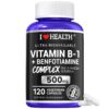 I LOVE HEALTH Benfotiamina 600 mg tableta frontal