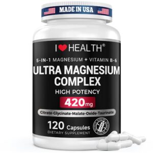 Version 1.0.0 I Love Health Magnesium Complex etiqueta frontal