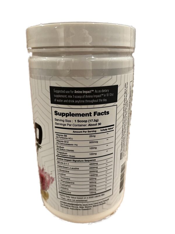 Frasco con etiqueta e información