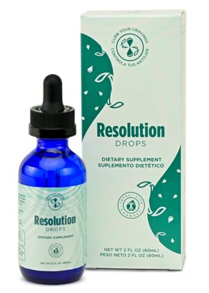 IASO Resolution Drops botella suplemento control de antojos bienestar
