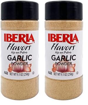 Version 1.0.0 Iberia polvo de ajo 9.1 oz paquete de 2