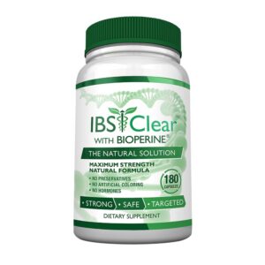 IBS Clear apoyo para SII botella frontal 180 cápsulas