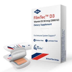 Ibsa FilmTec D3 caja con tiras orales disolventes