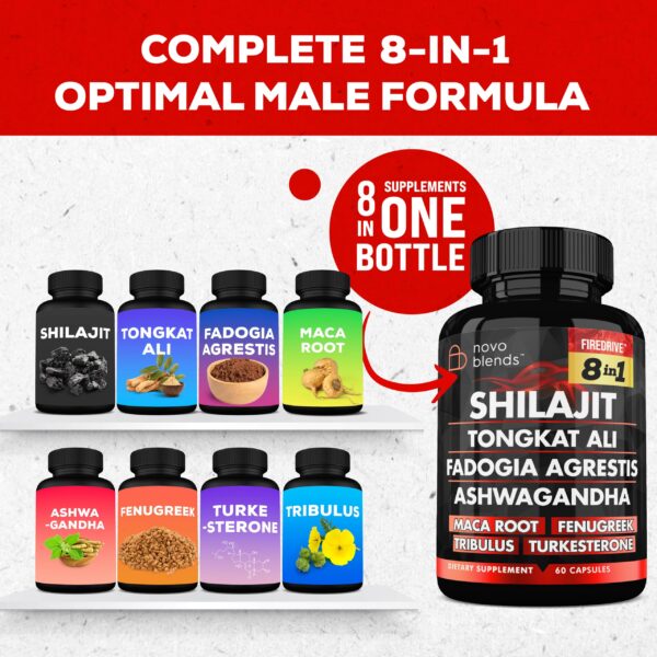 Etiqueta del envase Shilajit 3000mg