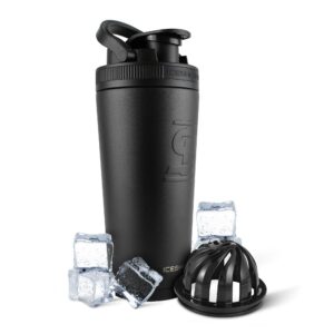 Ice Shaker botella 26 oz negro