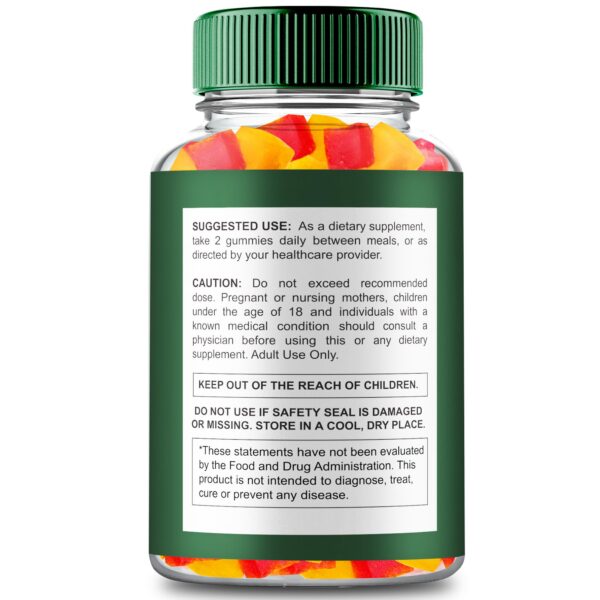 IDEAL PERFORMANCE Evergreen Hemp Gummies vista del contenido