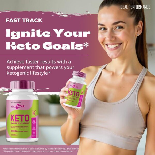 Etiqueta Fast Track Keto cápsulas