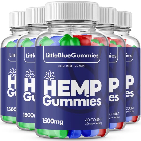 Paquete 5 de gomitas pequeñas azules IDEAL PERFORMANCE