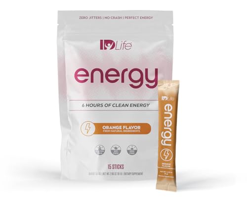 Version 1.0.0 Paquete IDLife bebida energética polvo sabor naranja 15 sobres