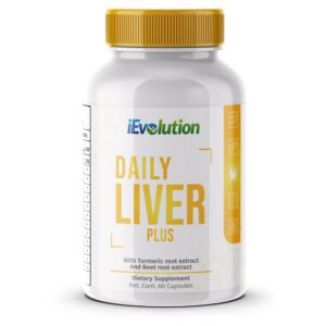 Frasco Daily Liver Plus iEvolution - etiqueta frontal