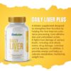 Etiqueta frontal del envase Daily Liver Plus