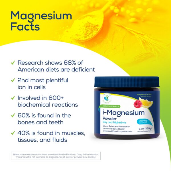 Etiqueta de ingredientes del magnesio