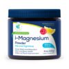 Frasco de i-Magnesium polvo sabor frambuesa limón