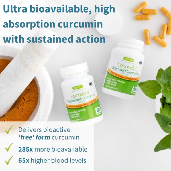 Igennus Longvida curcumina suplemento biodisponible curcuma