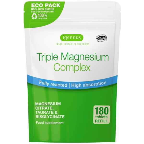 Version 1.0.0 Frente de la botella Igennus Superior Magnesium Complex