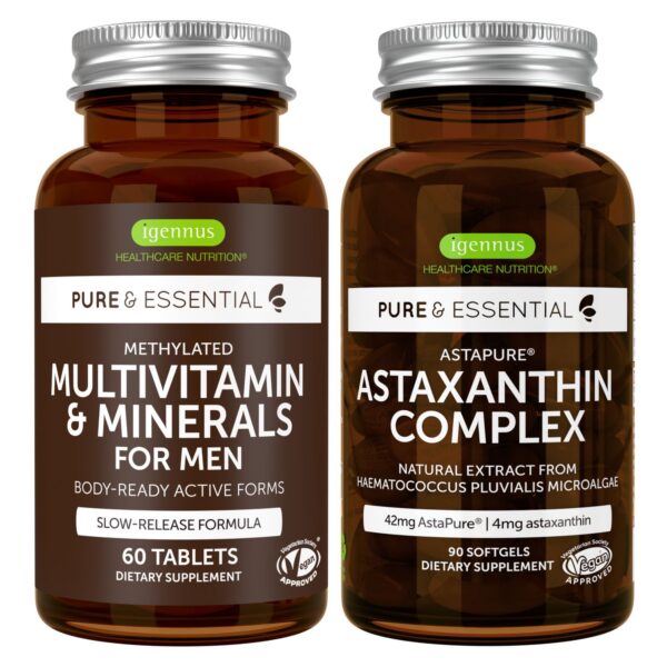 Version 1.0.0 Igennus Multivitamin for Men - frasco frontal