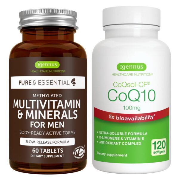 Version 1.0.0 Frasco Igennus Multivitaminas para Hombres con CoQ10
