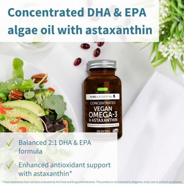 Etiqueta frontal de Igennus Omega-3 algas