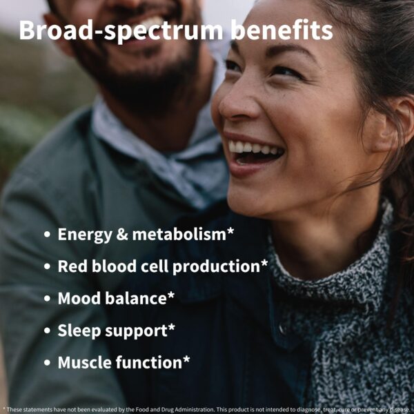 Disolución sublingual B12 close-up