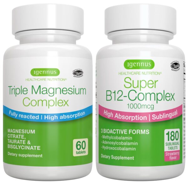 Version 1.0.0 Igennus Triple Magnesium Complex frontal