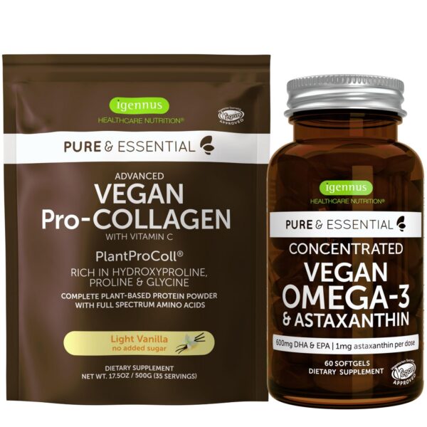 Version 1.0.0 Igennus polvo de colágeno vegano vainilla - empaque