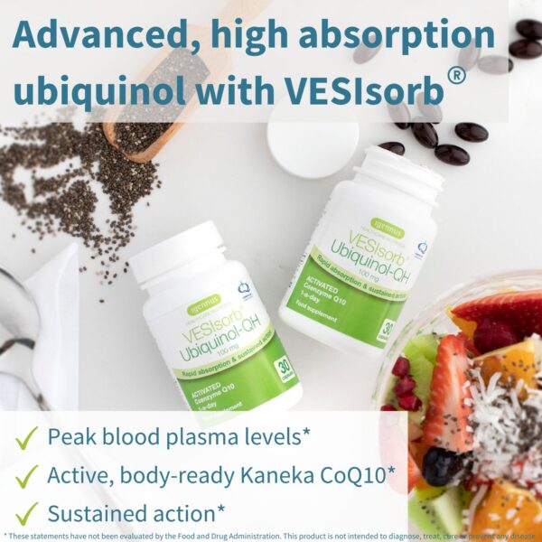 Version 1.0.0 Etiqueta con información de Ubiquinol y Zinc