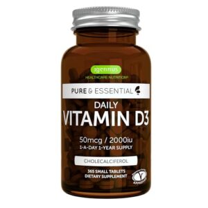 Igennus vitamina d3 2000 iu tabletas blancas pequeñas