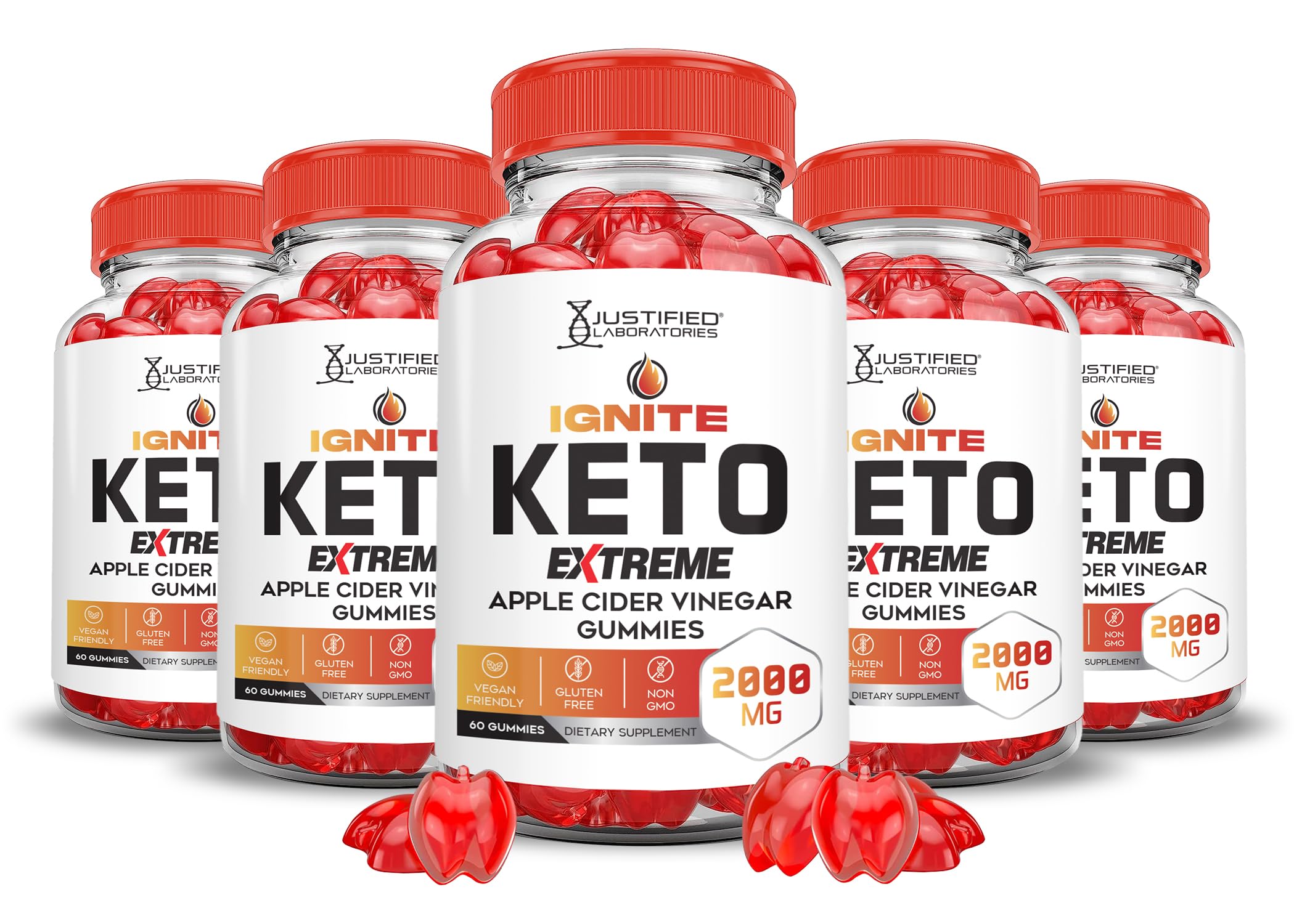Keto ACV Gummies, 2000 mg