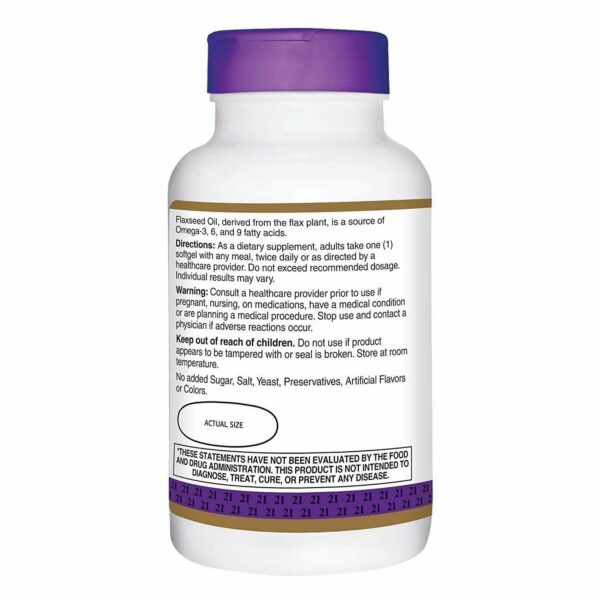 Etiqueta del producto ikj Omega 3-6-9