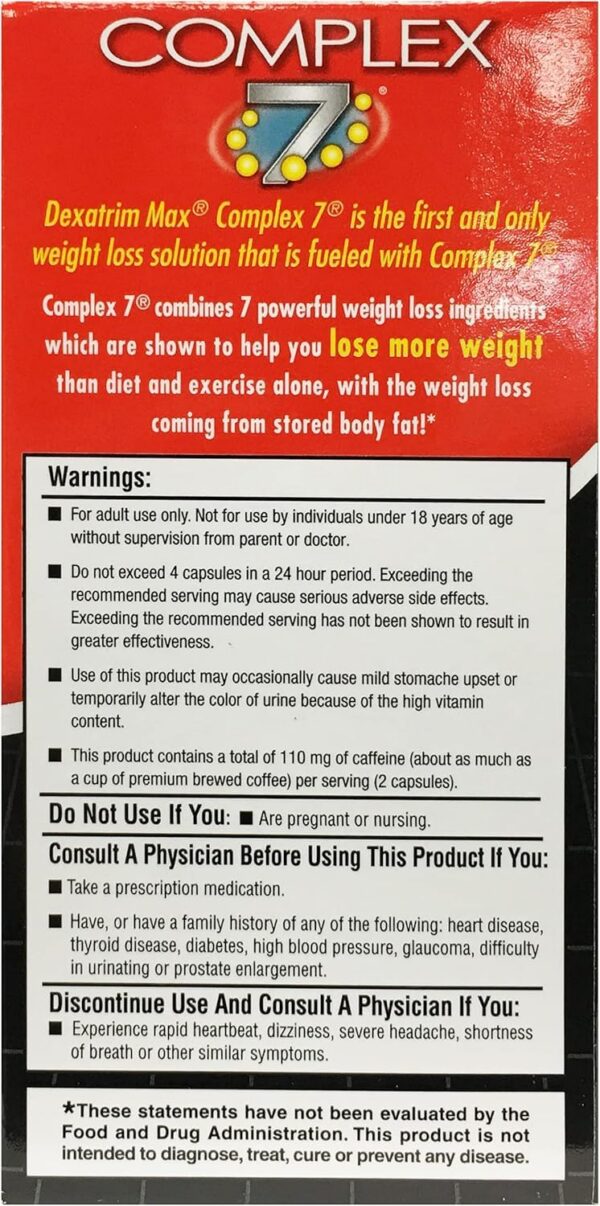 Detalle de ingredientes Dexatrim Max Complex-7