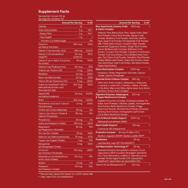 Version 1.0.0 IM8 Daily Ultimate Essentials frasco multivitamínico