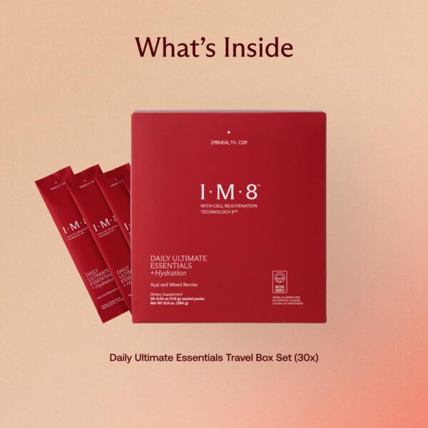 Version 1.0.0 Etiqueta lateral IM8 Daily Ultimate Essentials