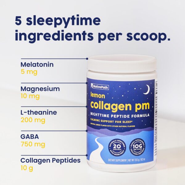 Frasco y cuchara de dosificación de Collagen PM