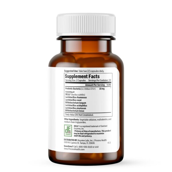 Imagen cápsulas probiótico Procera para salud inmune