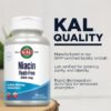 Imagen lateral envase Niacina 500mg KAL