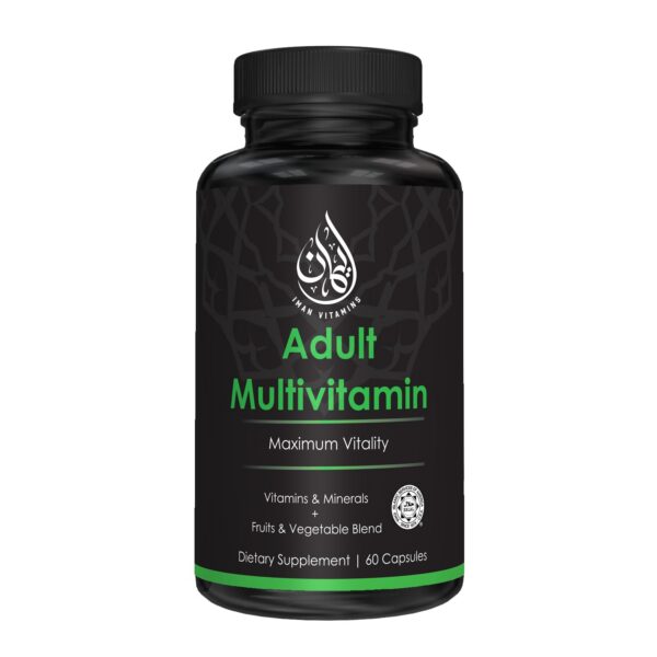 Frente del envase Iman Halal Complete Multivitamin