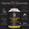 Etiqueta frontal de Iman Vitamins D3 gomitas