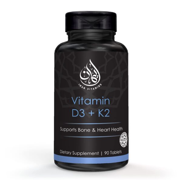 Frasco de Iman Vitamins Halal D3 con K2