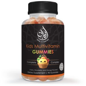Frente de la etiqueta Iman Vitamins Kids Multivitamin Gummies