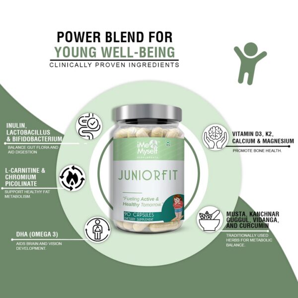 Version 1.0.0 Etiqueta de ingredientes de iMeMyself Junior Fit