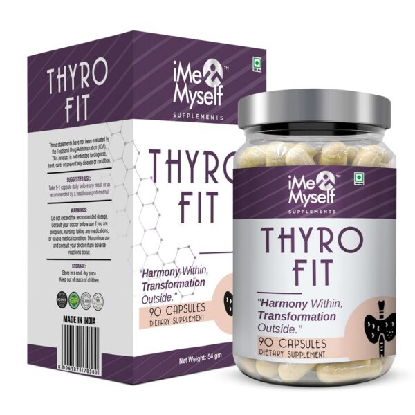 Frente de ThyroFit iMeMyself 90 cápsulas