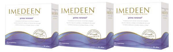 Caja Imedeen Prime Renewal 120 tabletas colágeno piel 50+