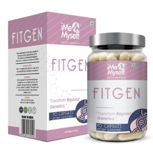 Frente de la caja iMeMyself FITGEN 90 cápsulas