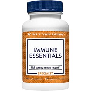 Immune Essentials suplemento vitamina c d3 zinc saúco