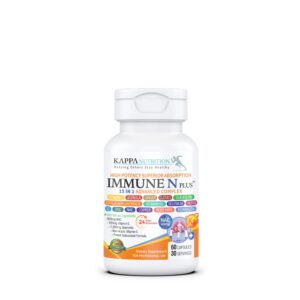 Frasco de Immune N Plus 15 en 1 con ingredientes naturales para sistema inmunológico